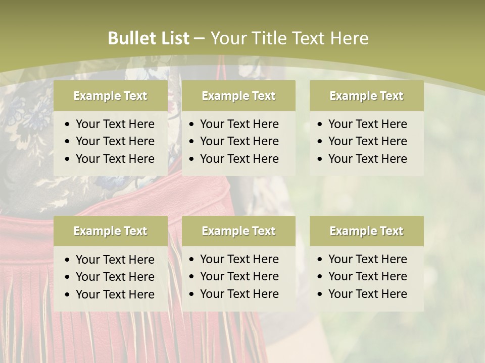 Look Stylish Grass PowerPoint Template