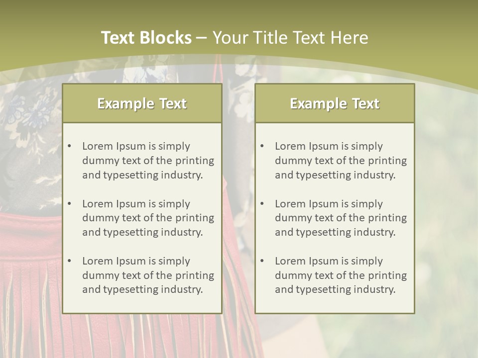 Look Stylish Grass PowerPoint Template