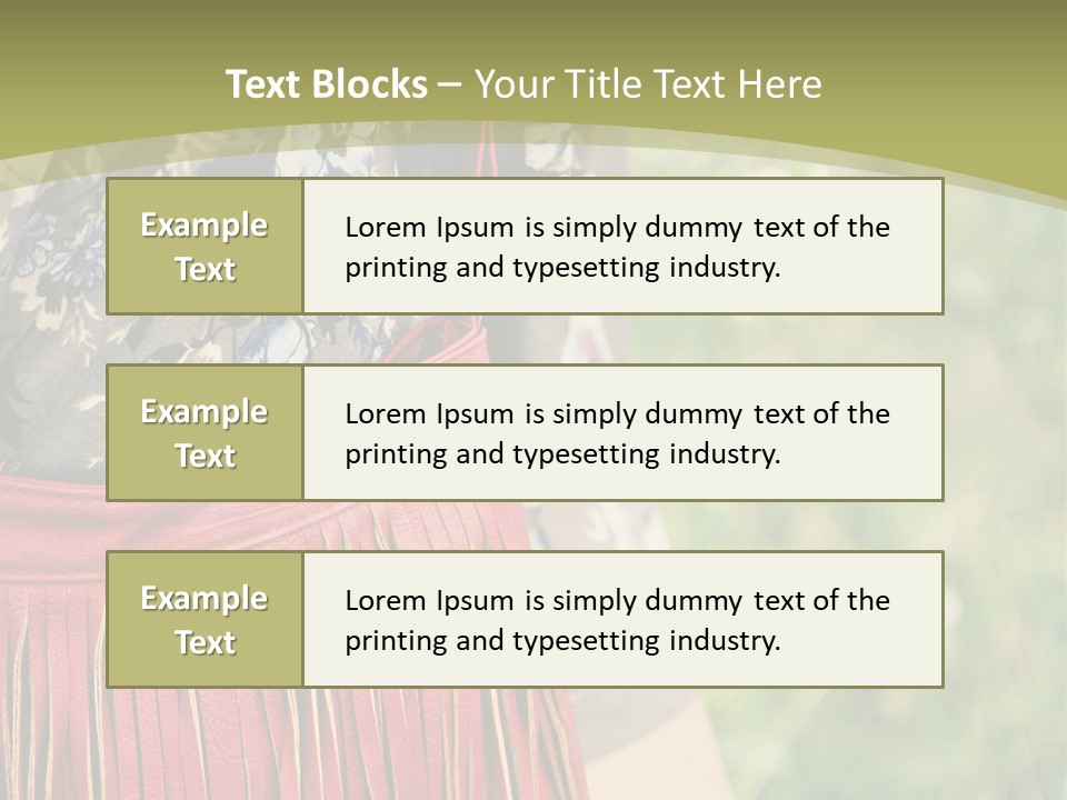 Look Stylish Grass PowerPoint Template