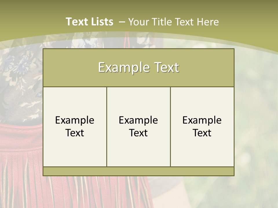Look Stylish Grass PowerPoint Template