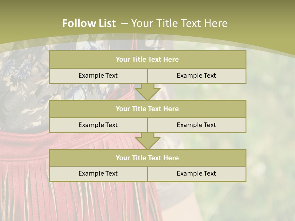 Look Stylish Grass PowerPoint Template