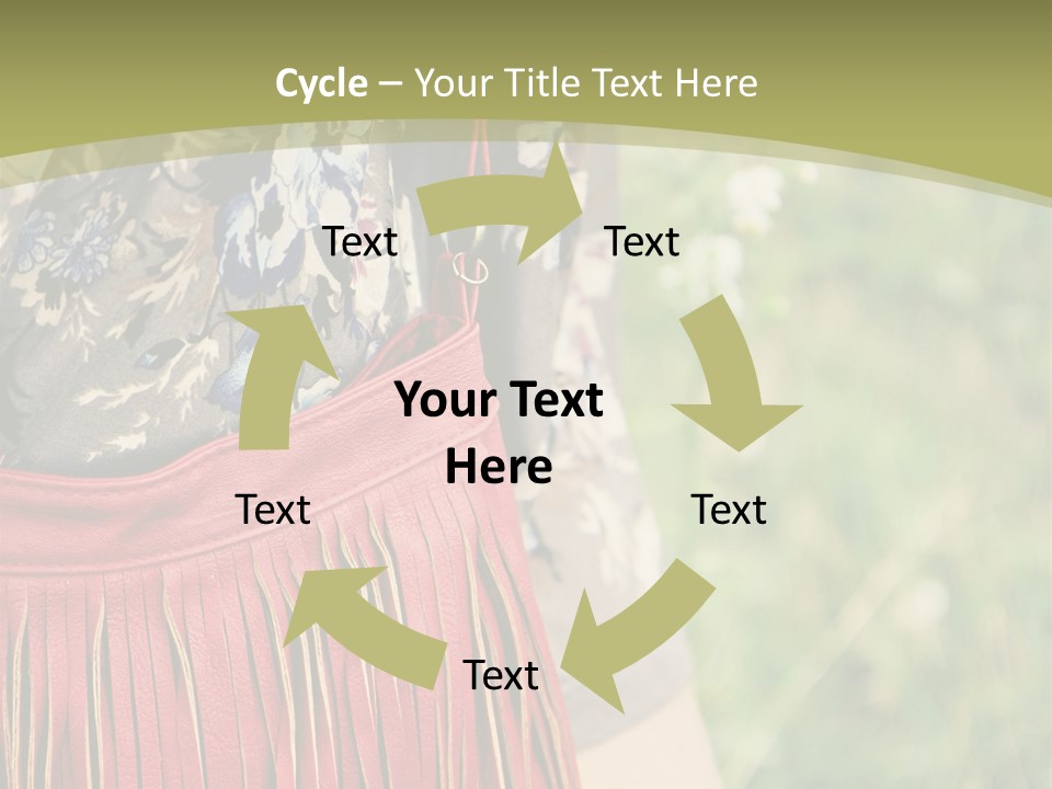 Look Stylish Grass PowerPoint Template