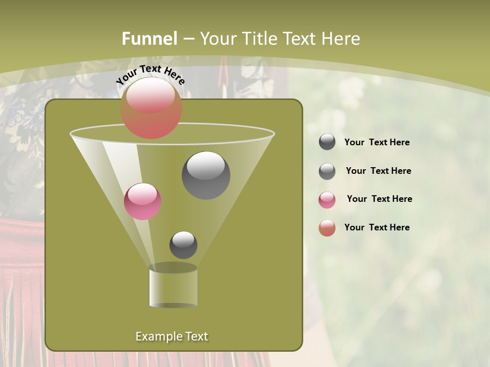 Look Stylish Grass PowerPoint Template