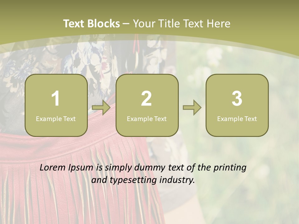 Look Stylish Grass PowerPoint Template