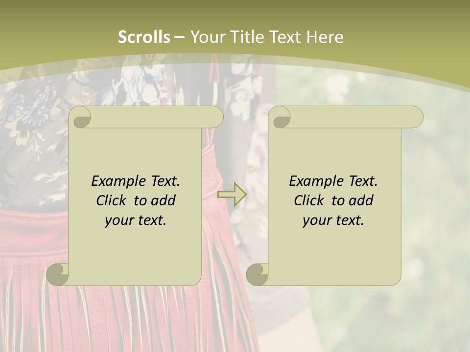 Look Stylish Grass PowerPoint Template