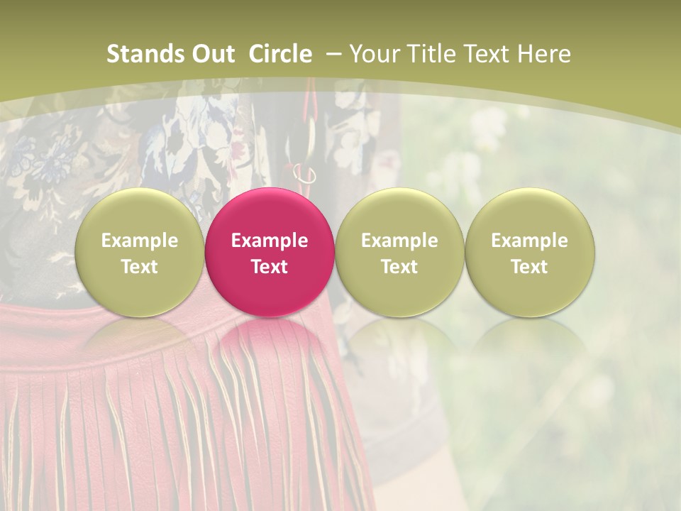 Look Stylish Grass PowerPoint Template