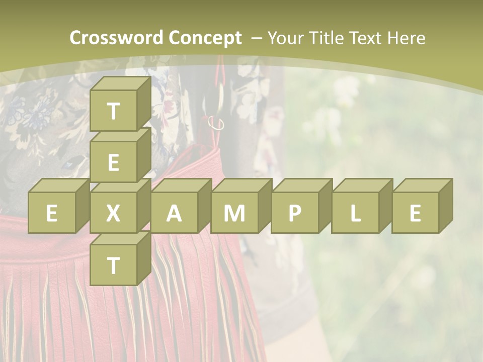 Look Stylish Grass PowerPoint Template