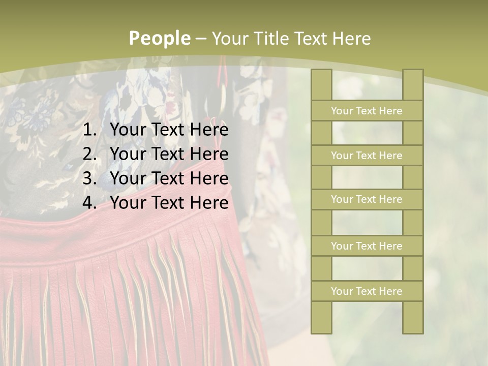 Look Stylish Grass PowerPoint Template