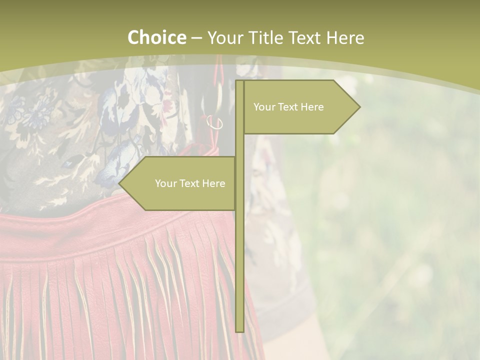 Look Stylish Grass PowerPoint Template