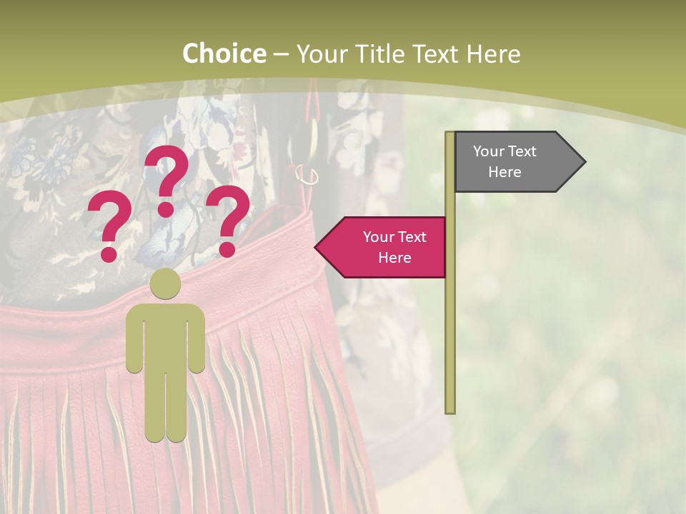 Look Stylish Grass PowerPoint Template