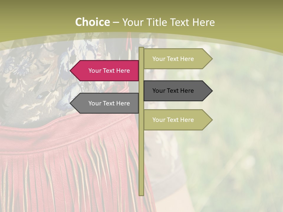 Look Stylish Grass PowerPoint Template