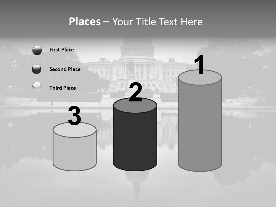 Congress Dome Tree PowerPoint Template