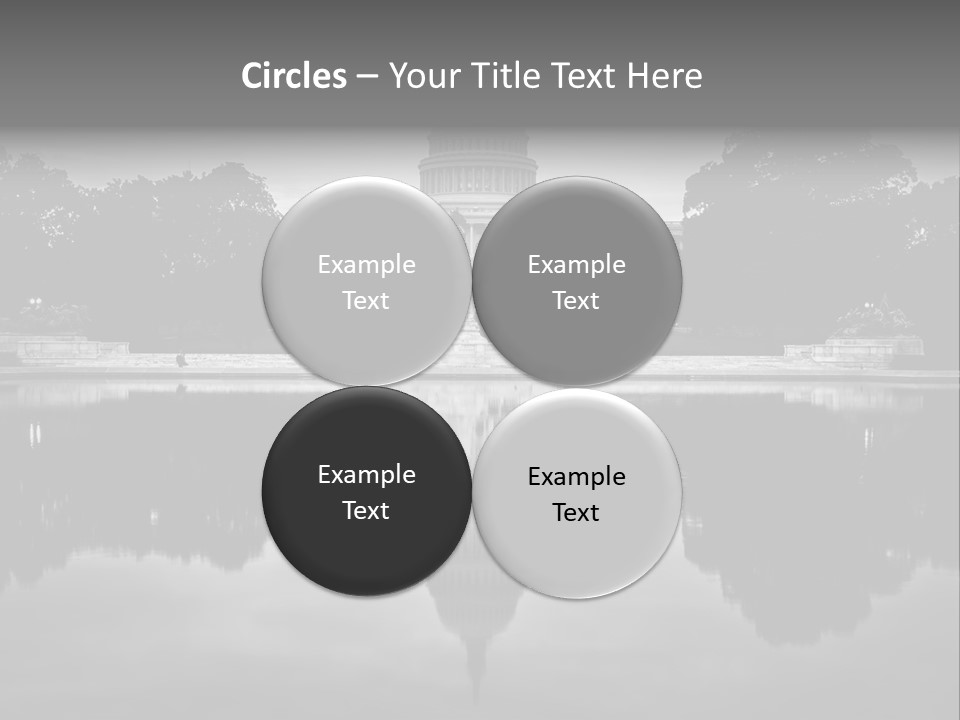 Congress Dome Tree PowerPoint Template