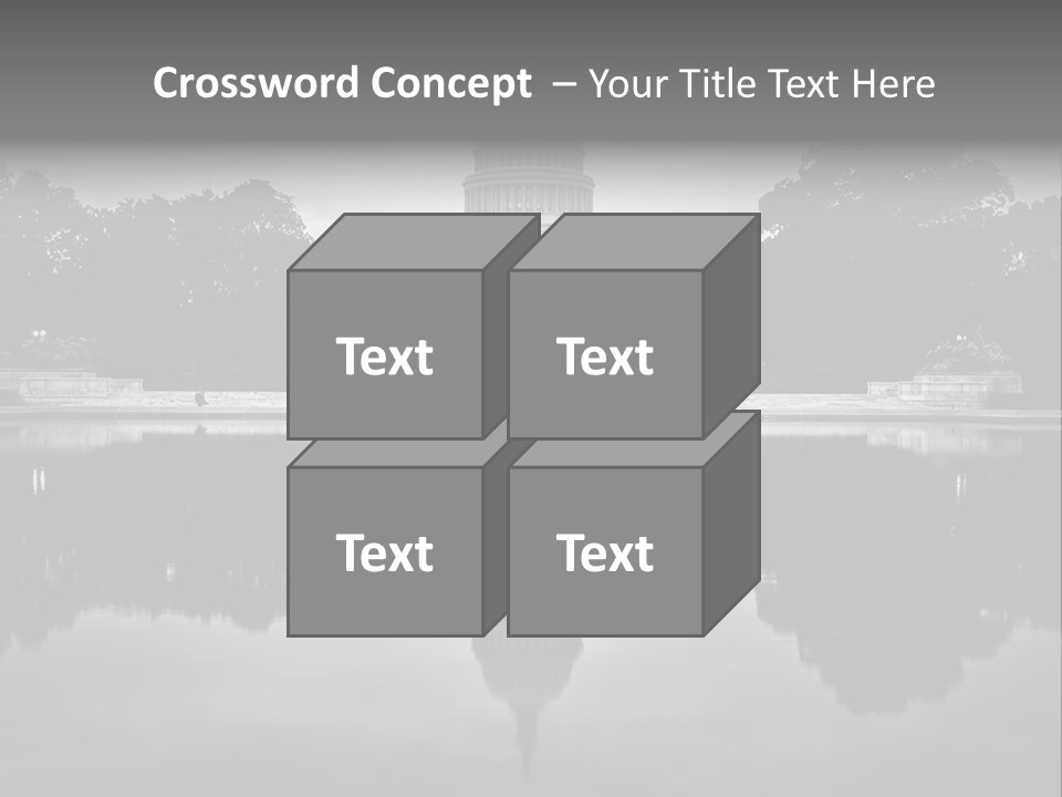 Congress Dome Tree PowerPoint Template