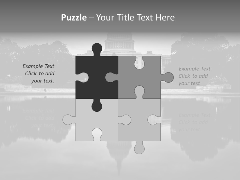 Congress Dome Tree PowerPoint Template