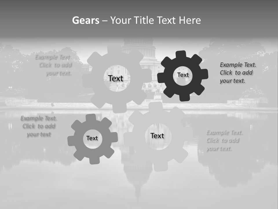 Congress Dome Tree PowerPoint Template