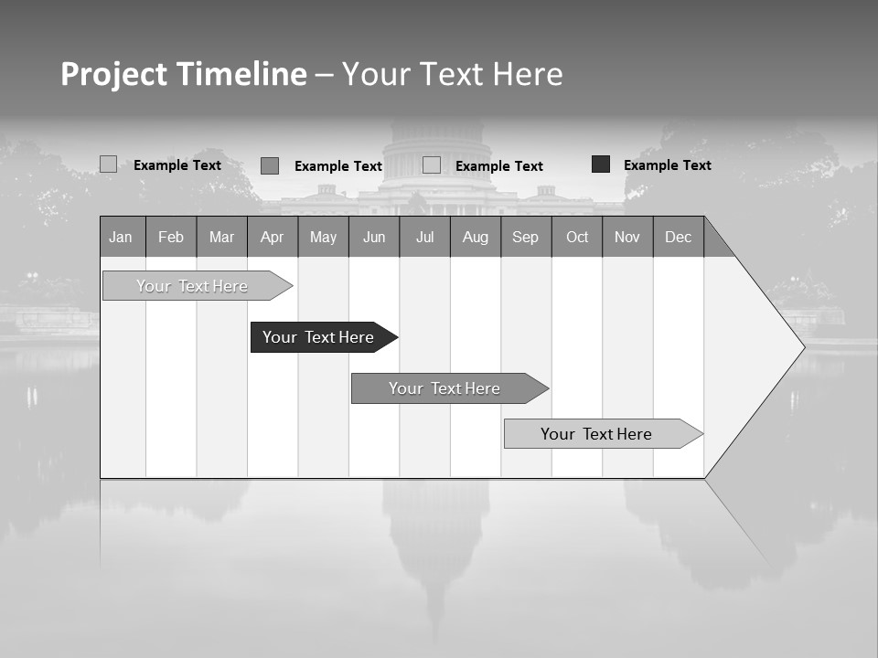 Congress Dome Tree PowerPoint Template