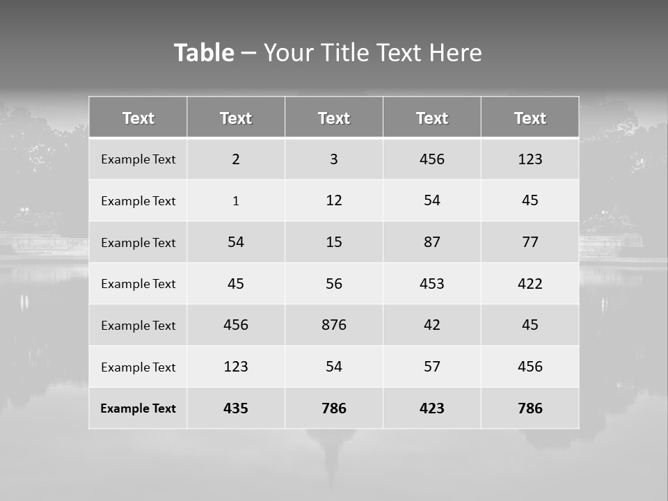 Congress Dome Tree PowerPoint Template