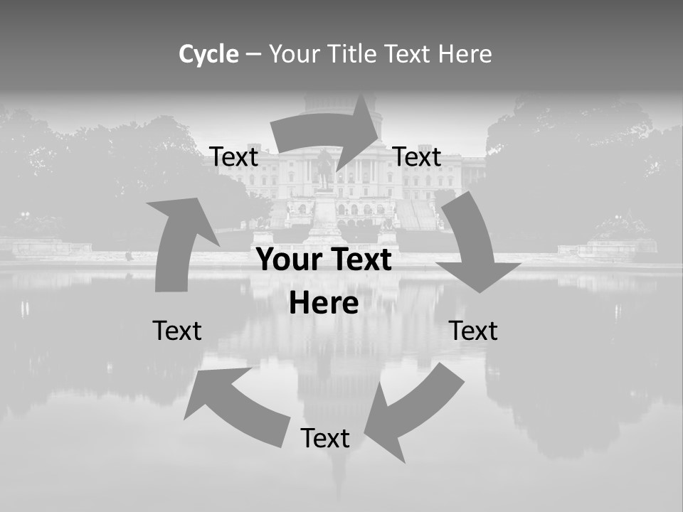 Congress Dome Tree PowerPoint Template
