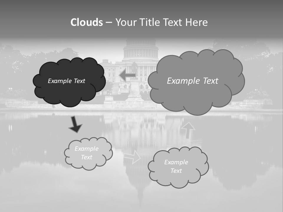 Congress Dome Tree PowerPoint Template