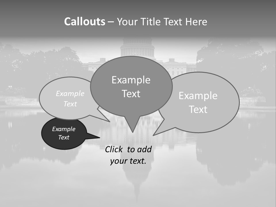 Congress Dome Tree PowerPoint Template