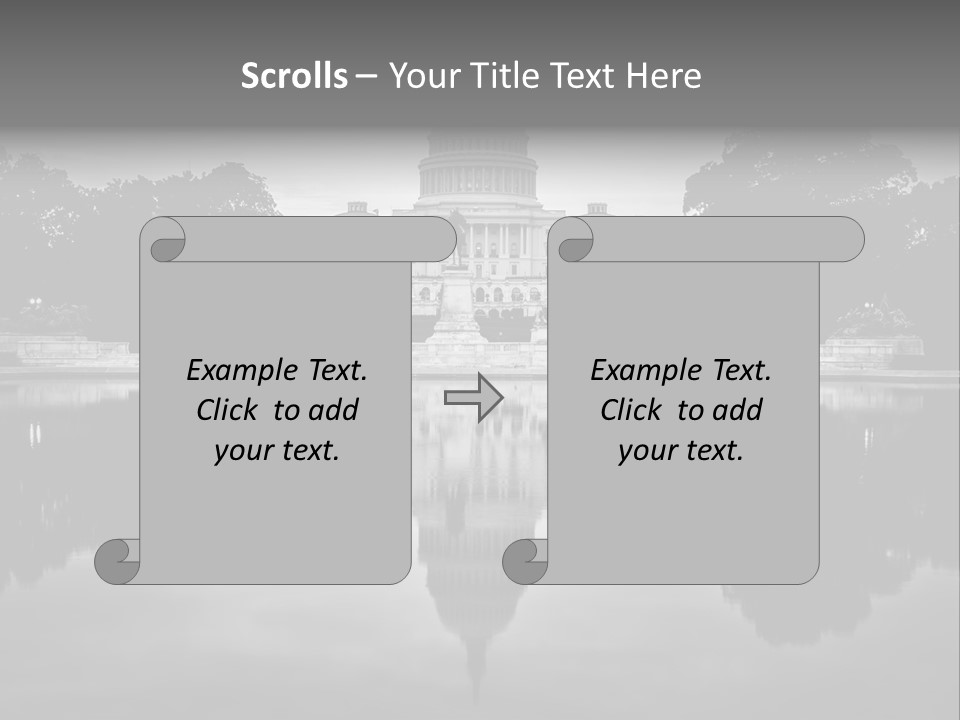 Congress Dome Tree PowerPoint Template
