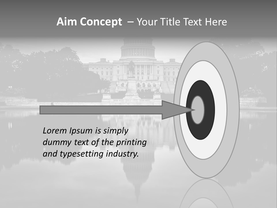 Congress Dome Tree PowerPoint Template