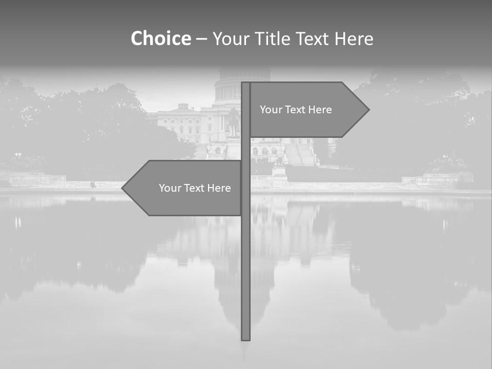 Congress Dome Tree PowerPoint Template