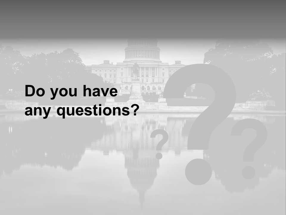 Congress Dome Tree PowerPoint Template