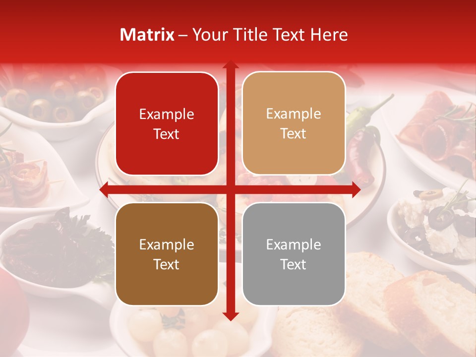 Nobody Party Food Snack PowerPoint Template