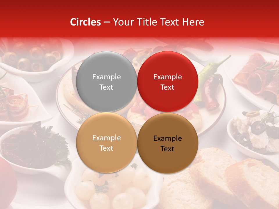 Nobody Party Food Snack PowerPoint Template