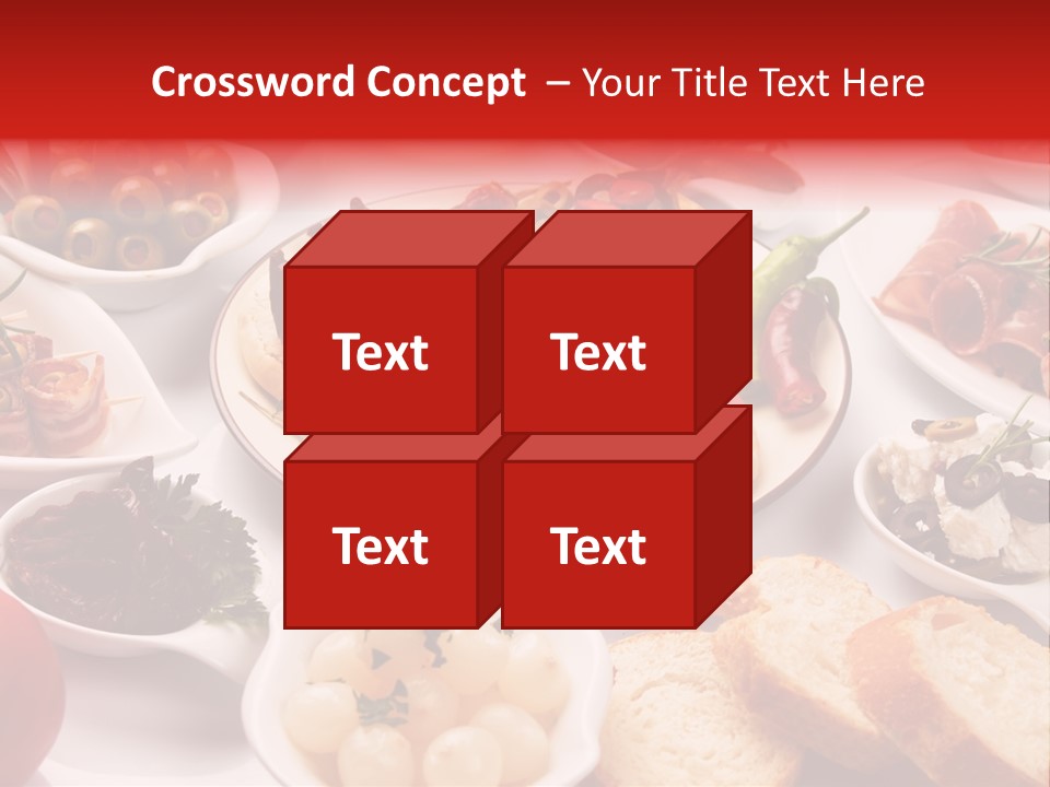 Nobody Party Food Snack PowerPoint Template