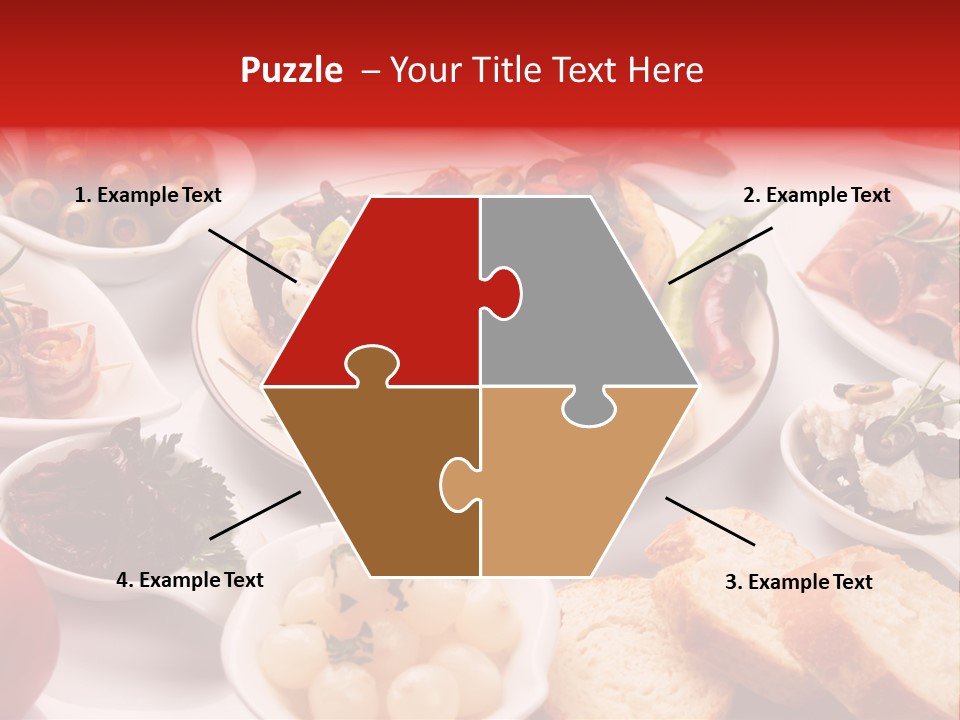 Nobody Party Food Snack PowerPoint Template