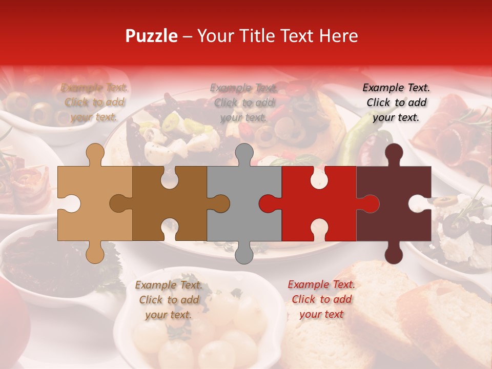 Nobody Party Food Snack PowerPoint Template