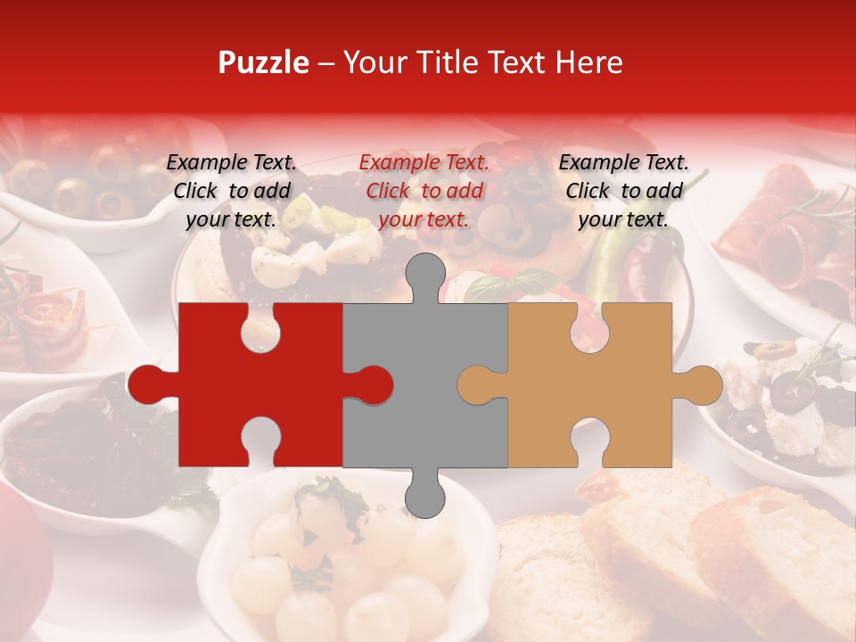 Nobody Party Food Snack PowerPoint Template