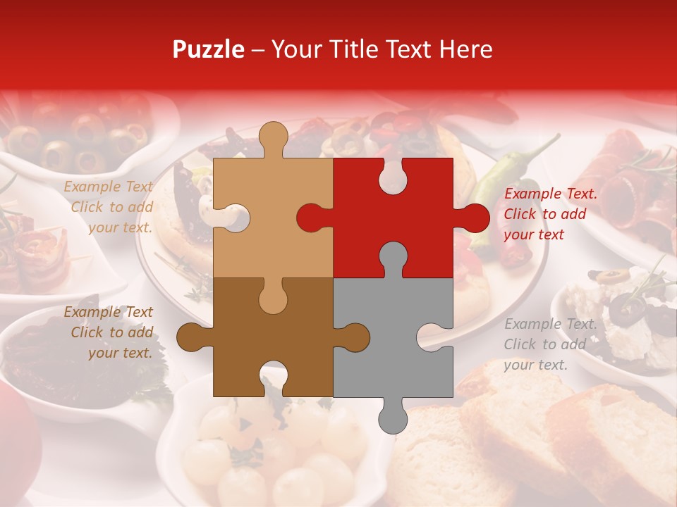 Nobody Party Food Snack PowerPoint Template