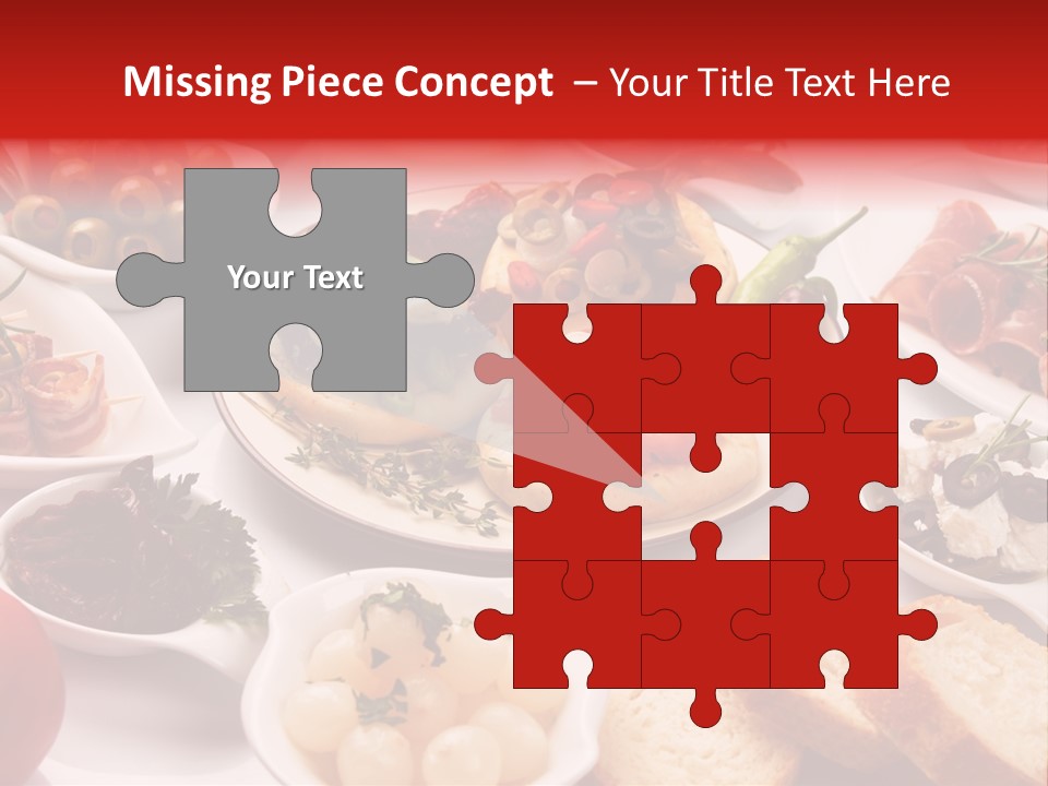 Nobody Party Food Snack PowerPoint Template