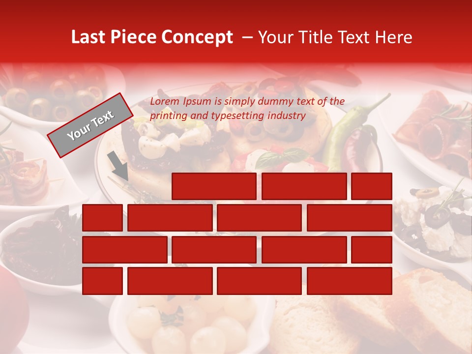 Nobody Party Food Snack PowerPoint Template