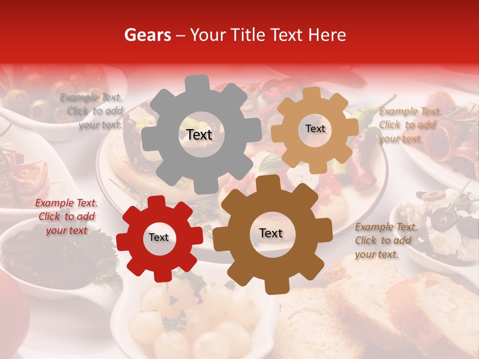 Nobody Party Food Snack PowerPoint Template