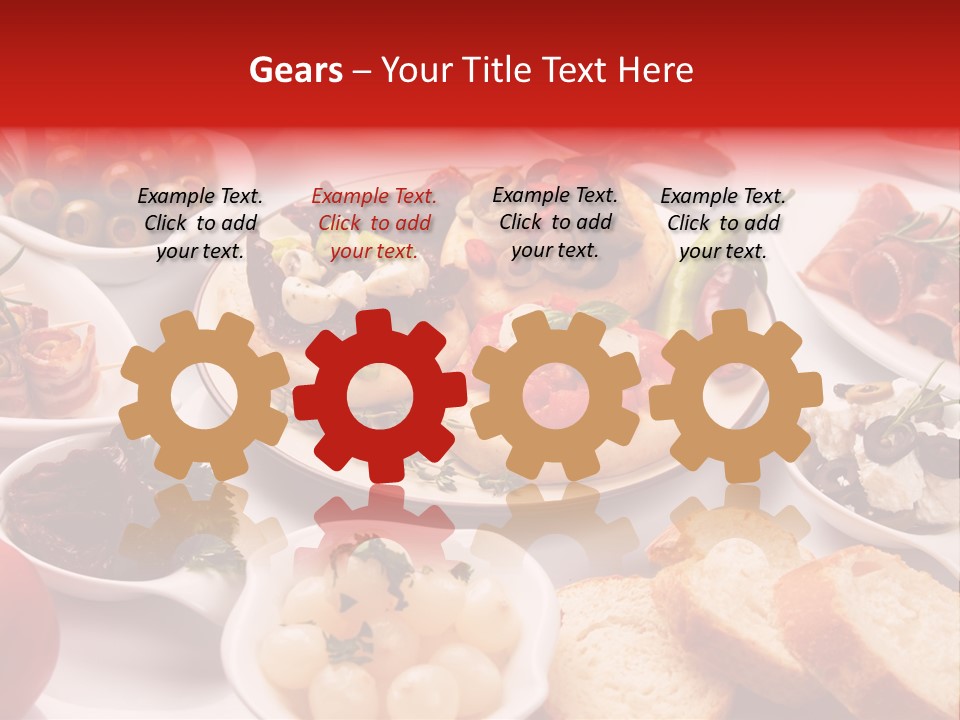 Nobody Party Food Snack PowerPoint Template