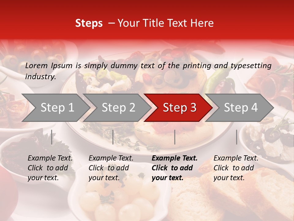 Nobody Party Food Snack PowerPoint Template