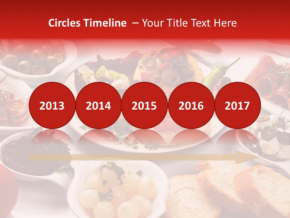 Nobody Party Food Snack PowerPoint Template