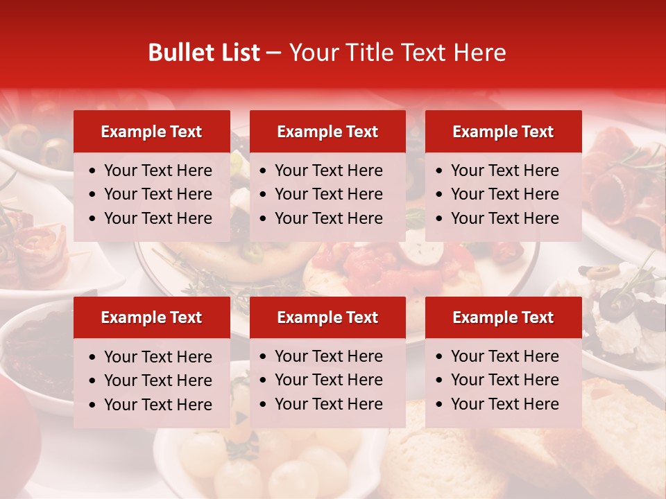 Nobody Party Food Snack PowerPoint Template