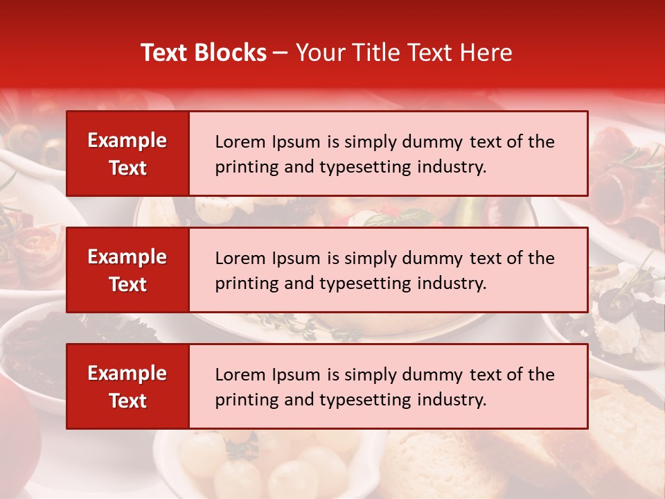 Nobody Party Food Snack PowerPoint Template