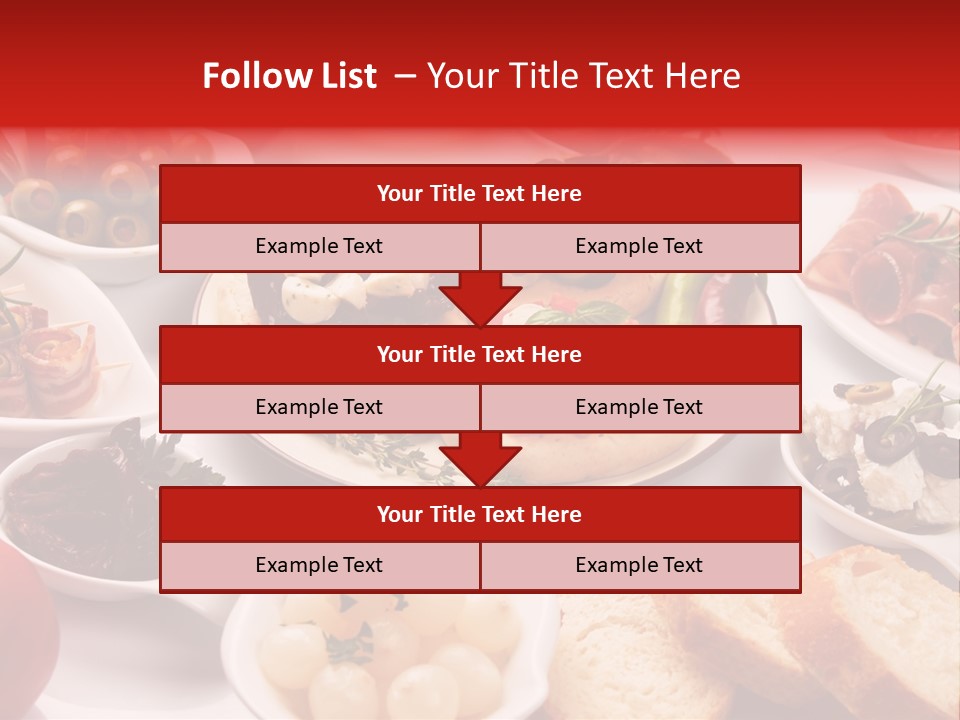 Nobody Party Food Snack PowerPoint Template