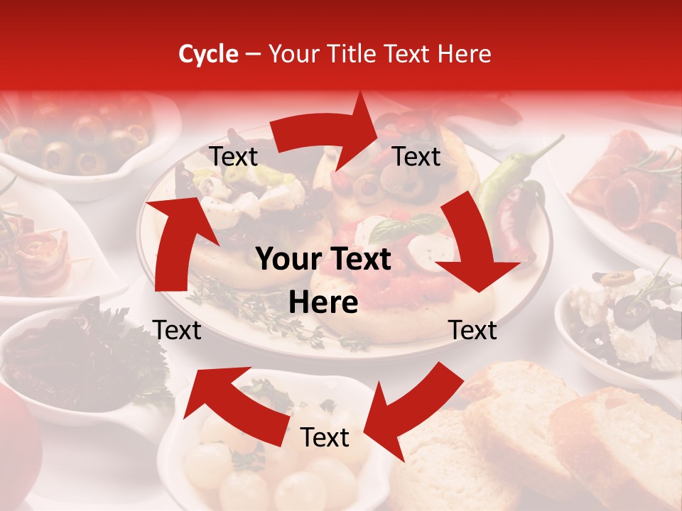 Nobody Party Food Snack PowerPoint Template