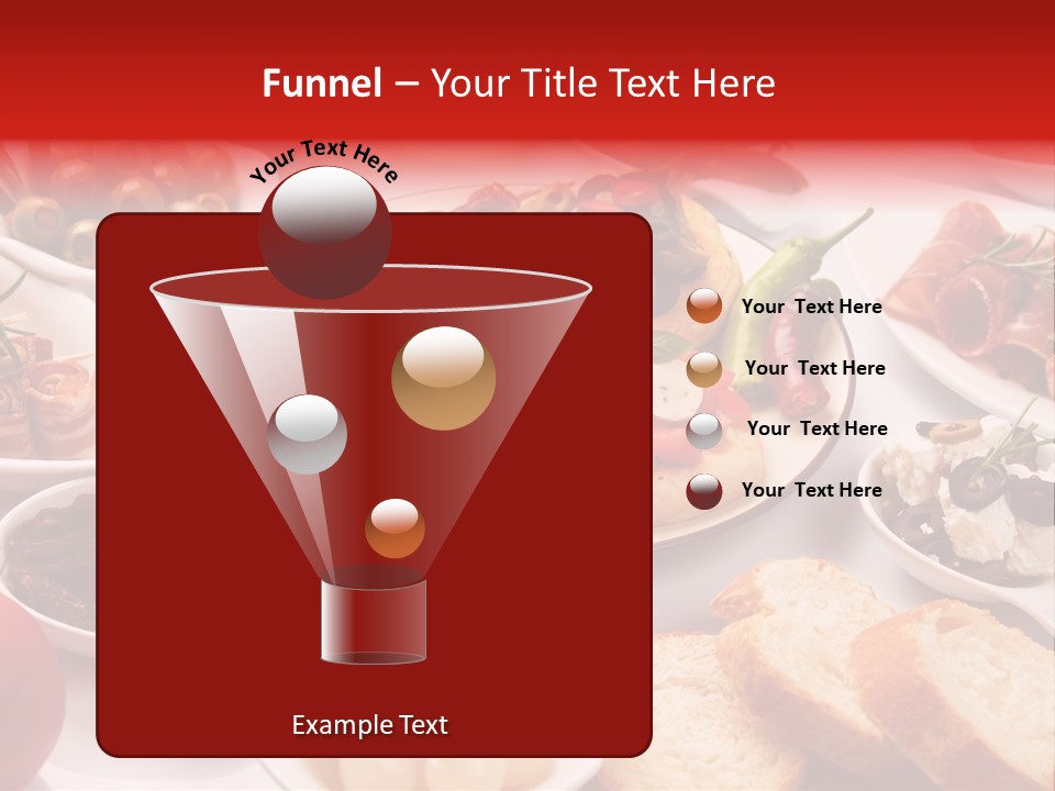 Nobody Party Food Snack PowerPoint Template