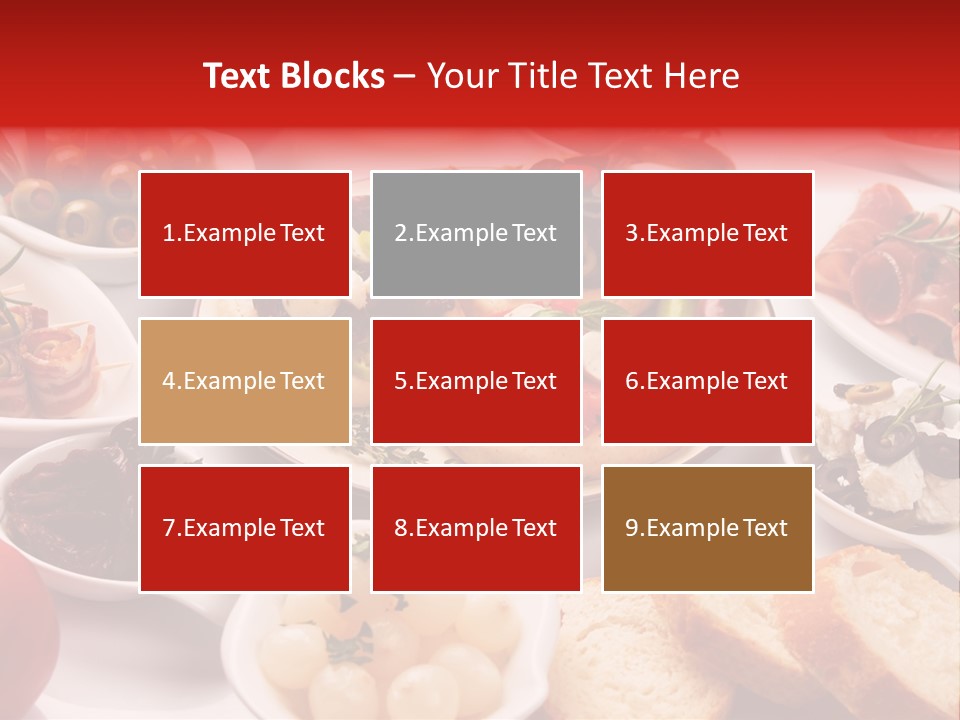 Nobody Party Food Snack PowerPoint Template