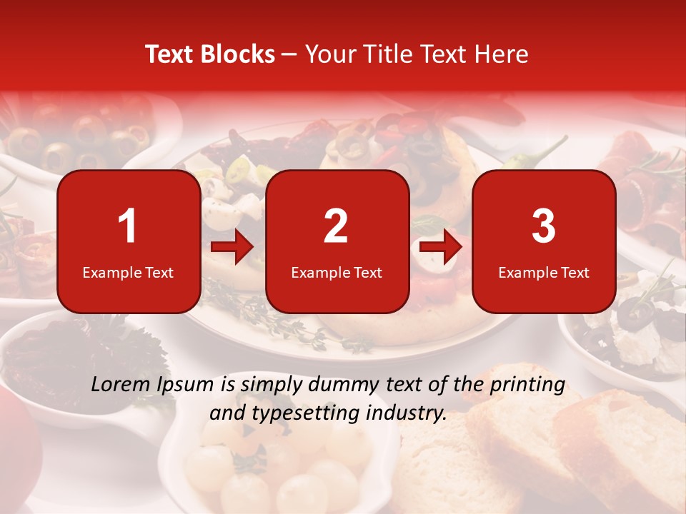 Nobody Party Food Snack PowerPoint Template