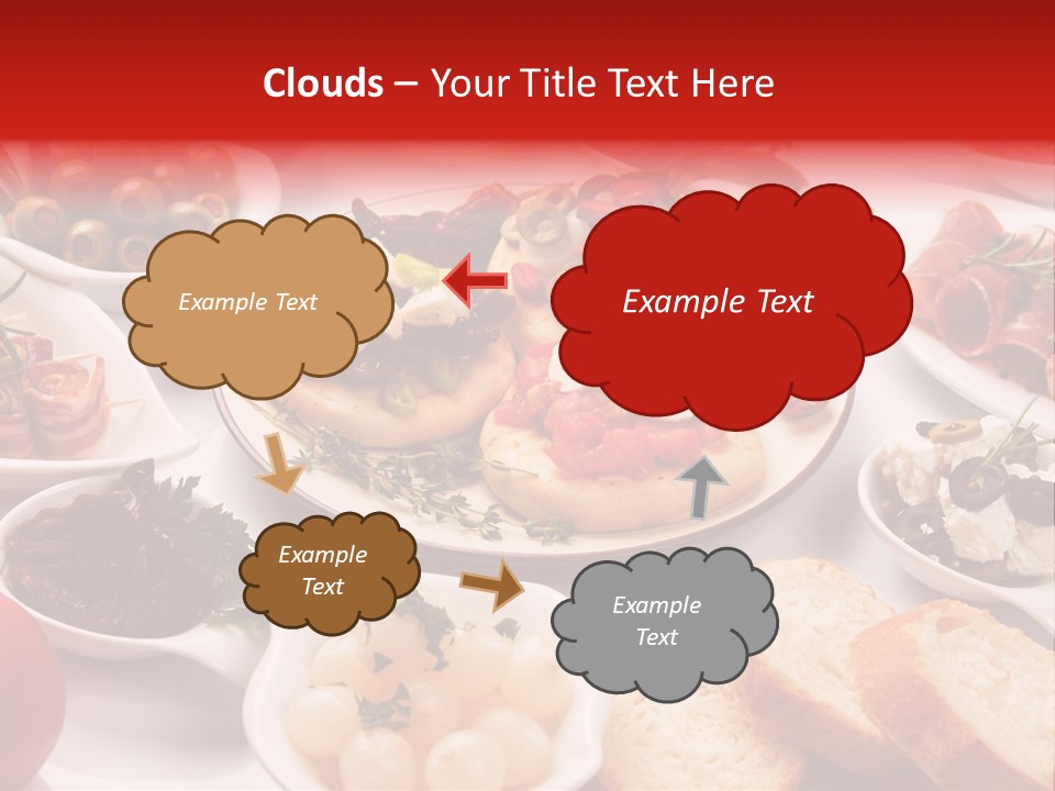 Nobody Party Food Snack PowerPoint Template